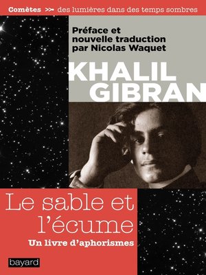 cover image of Le sable et l'écume--un livre d'aphorismes